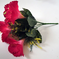 искусственные цветы гибискус (китайская роза) цвета малиновый 11