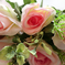 искусственные цветы розы цвета розовый 5