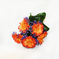искусственные цветы фиалка-маргаритка цвета оранжевый 2