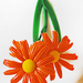искусственные цветы ветки ромашек (пластмассовая) цвета оранжевый 2